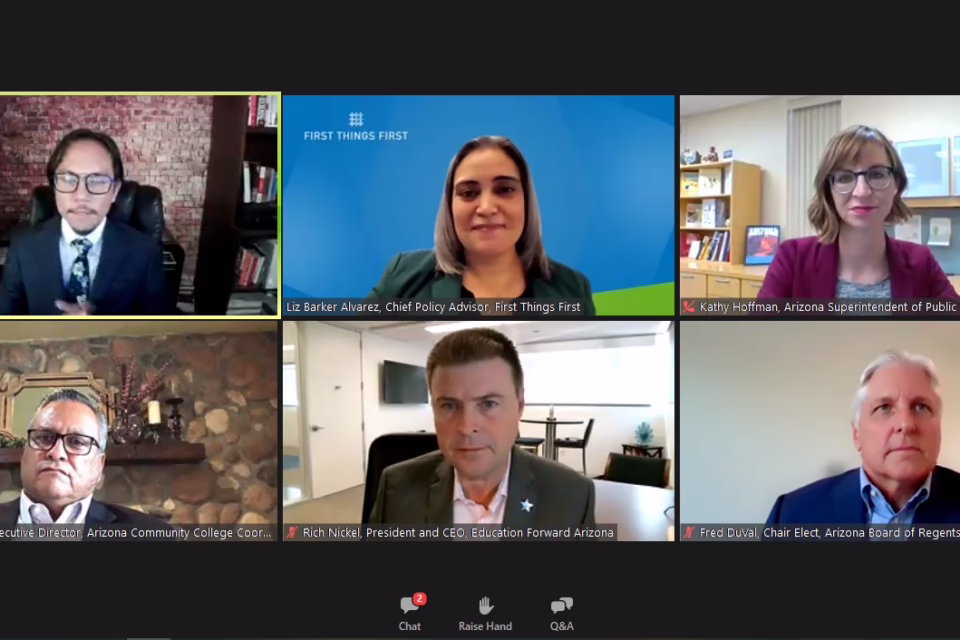 Six experts in a virtual panel discuss Arizona education and workforce development