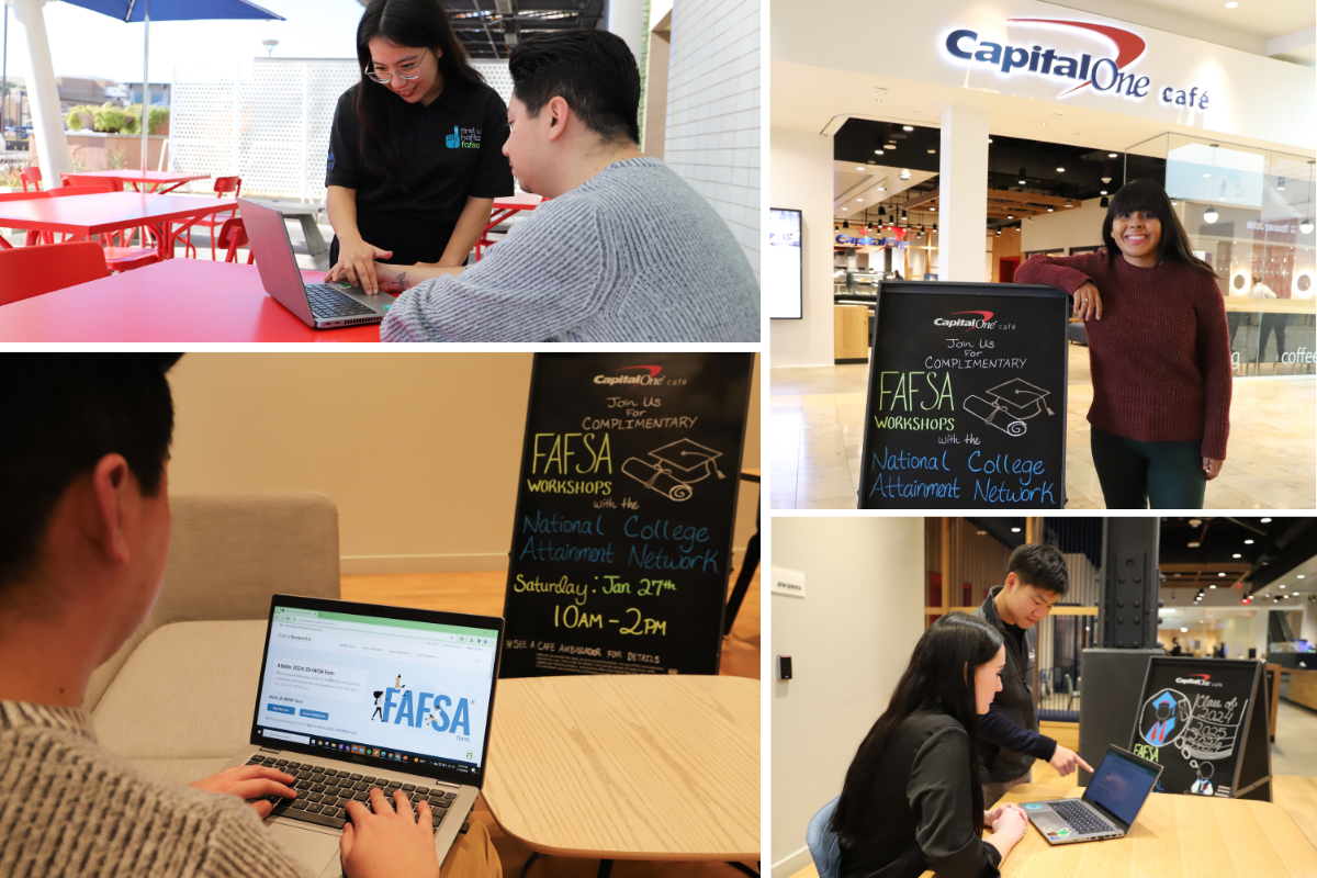 Capital One Cafe Photo Collage